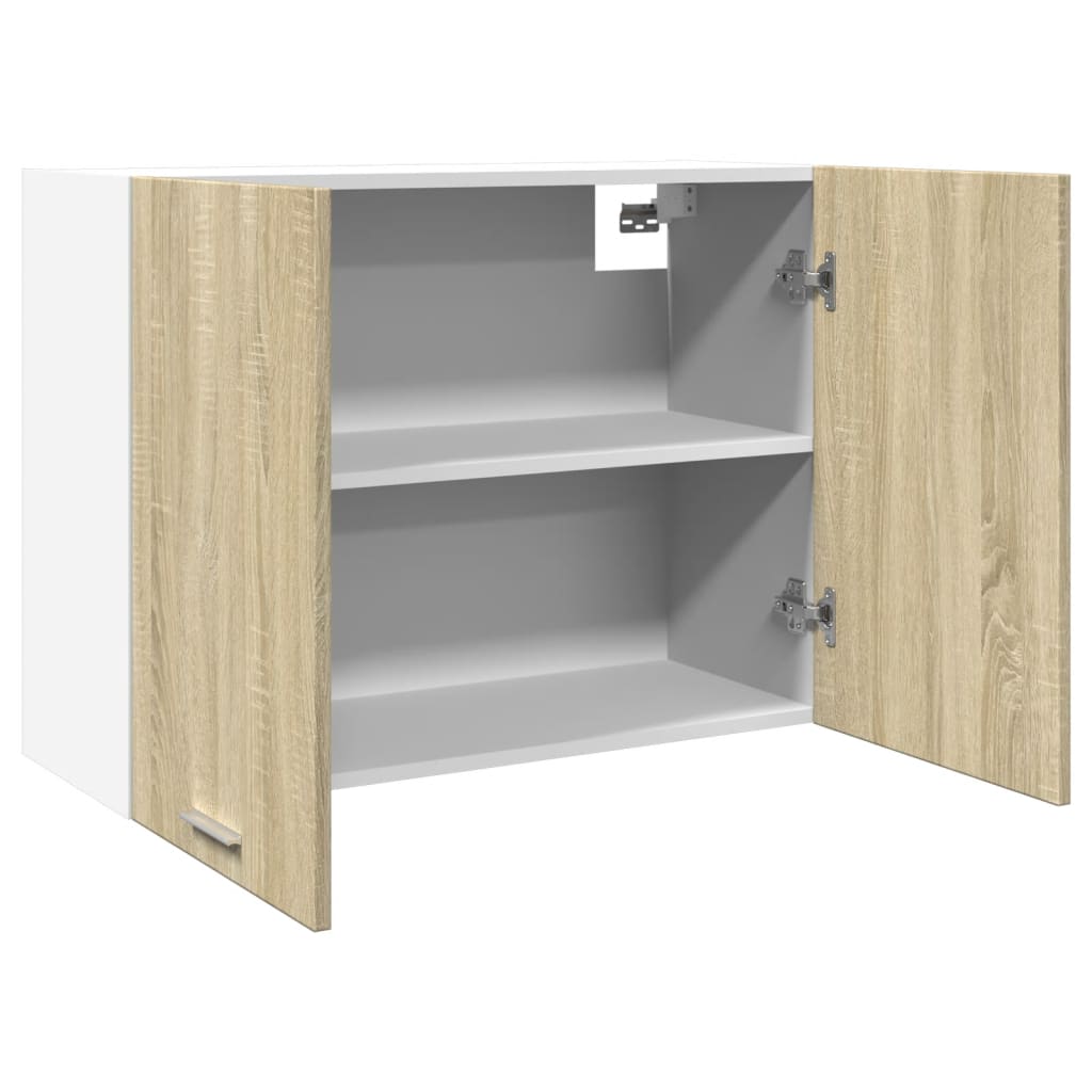 Hanging Cabinet "Lyon" Sonoma Oak 80x31x60 cm Engineered Wood