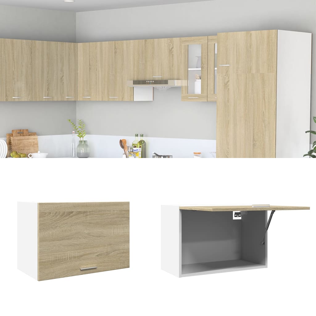 Hanging Cabinet "Lyon" Sonoma Oak 60x31x40 cm Engineered Wood