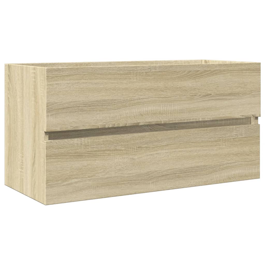 Sink Cabinet Sonoma Oak 90x38,5x45 cm Engineered Wood