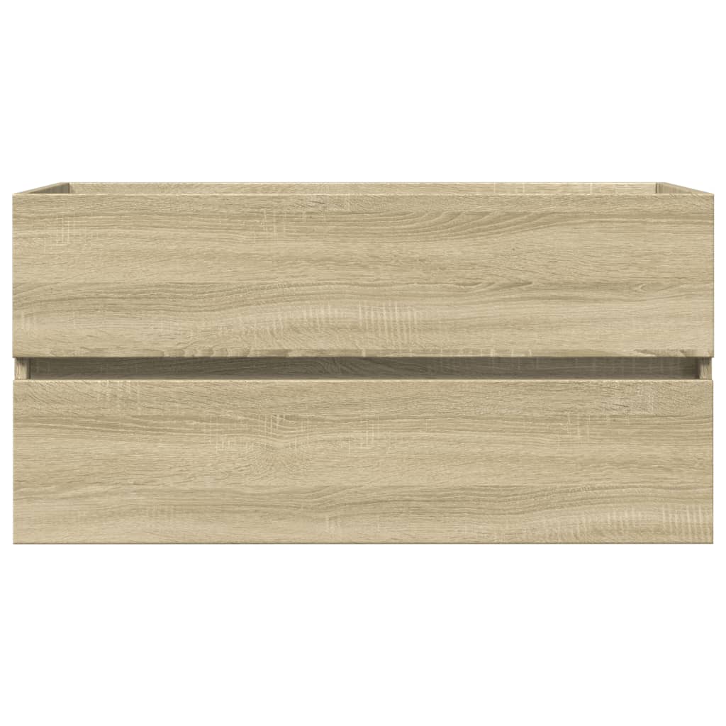 Sink Cabinet Sonoma Oak 90x38,5x45 cm Engineered Wood
