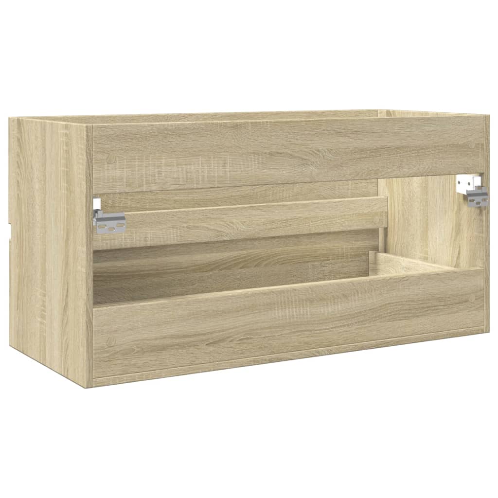 Sink Cabinet Sonoma Oak 90x38,5x45 cm Engineered Wood