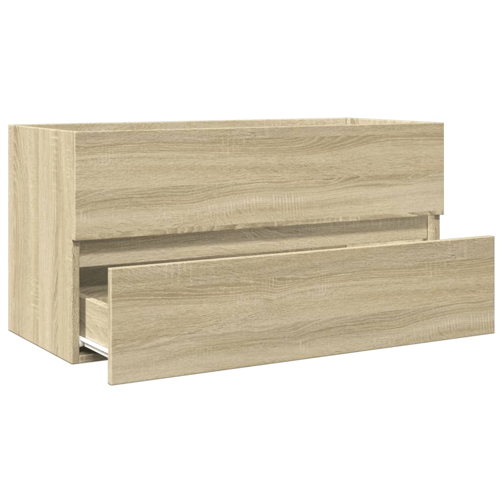 Sink Cabinet Sonoma Oak 90x38,5x45 cm Engineered Wood