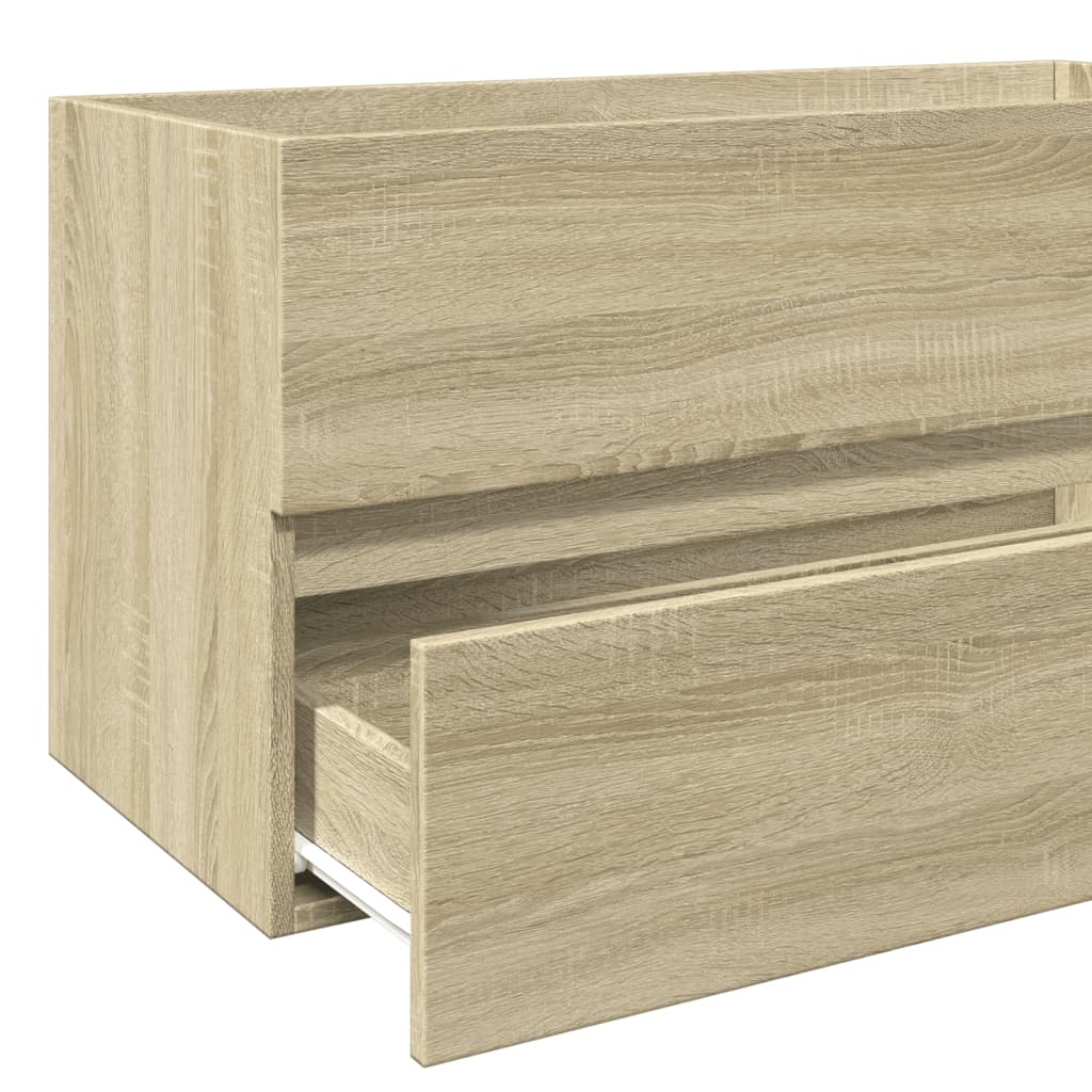 Sink Cabinet Sonoma Oak 90x38,5x45 cm Engineered Wood