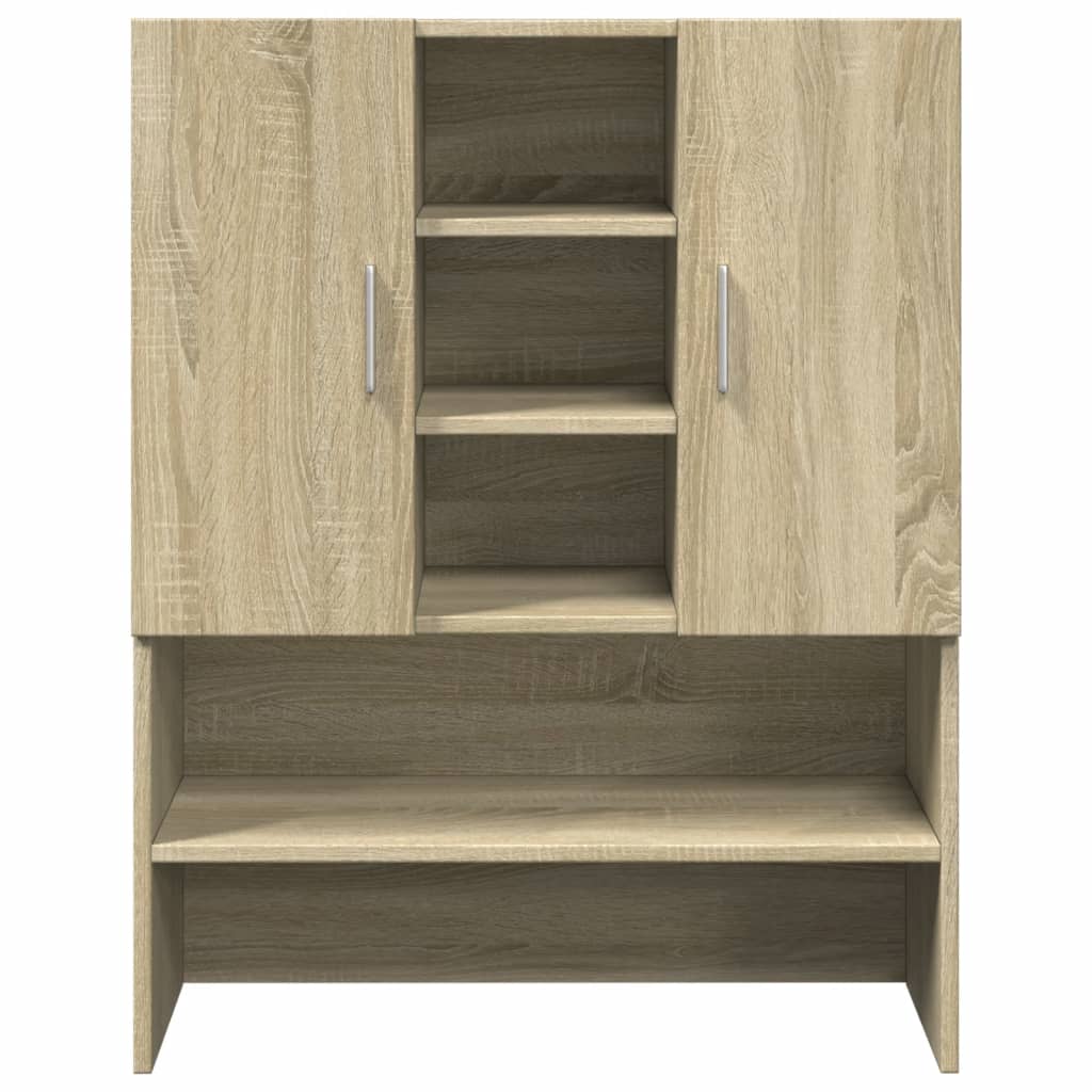 Washing Machine Cabinet Sonoma Oak 70,5x24x90 cm