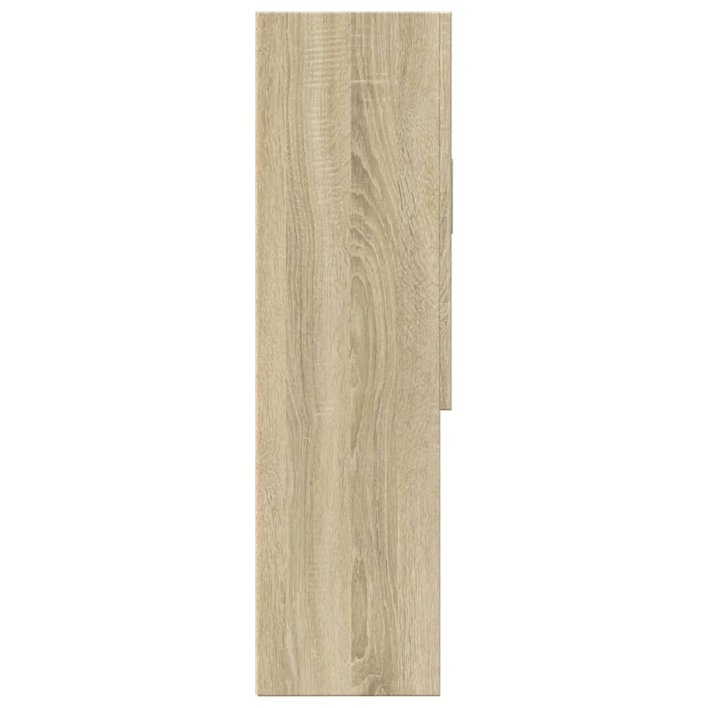 Washing Machine Cabinet Sonoma Oak 70,5x24x90 cm
