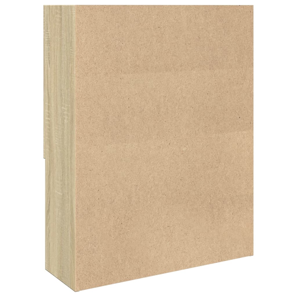 Washing Machine Cabinet Sonoma Oak 70,5x24x90 cm