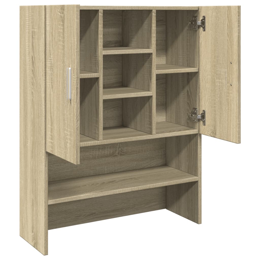 Washing Machine Cabinet Sonoma Oak 70,5x24x90 cm