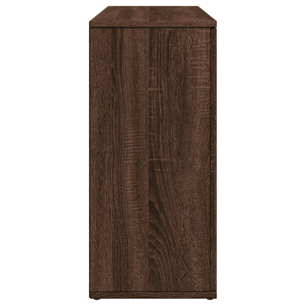 vidaXL Sideboard Brown Oak 90.5x29.5x65 cm Engineered Wood