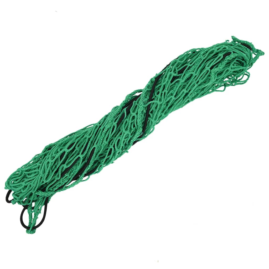 vidaXL Trailer Net with Elastic Rope Green 2.1x1.25 m PP