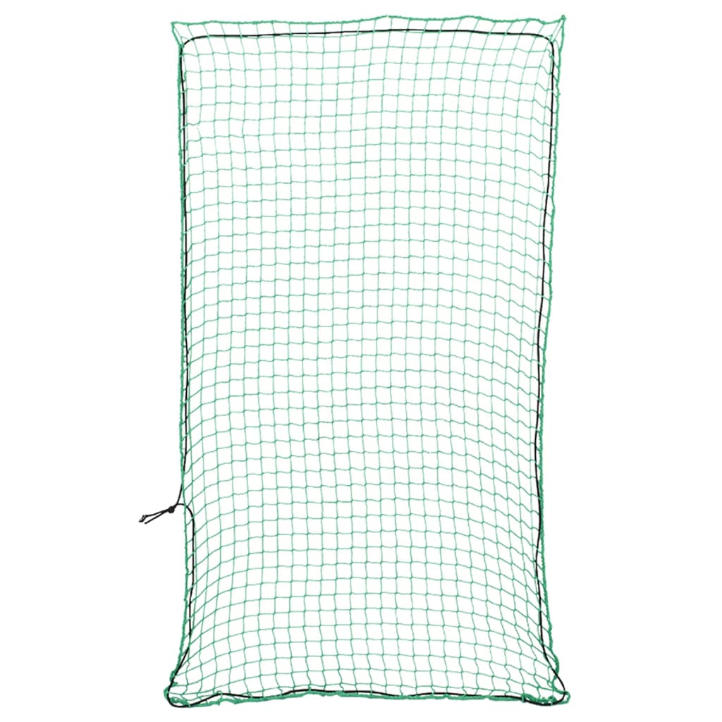 vidaXL Trailer Net with Elastic Rope Green 3x1.65 m PP