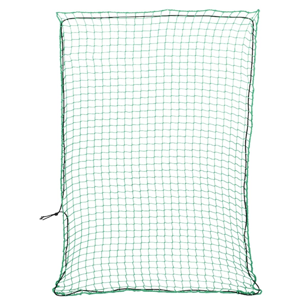 vidaXL Trailer Net with Elastic Rope Green 4x3 m PP