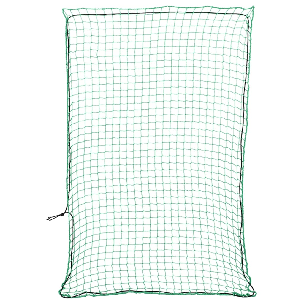 vidaXL Trailer Net with Elastic Rope Green 5x3.5 m PP