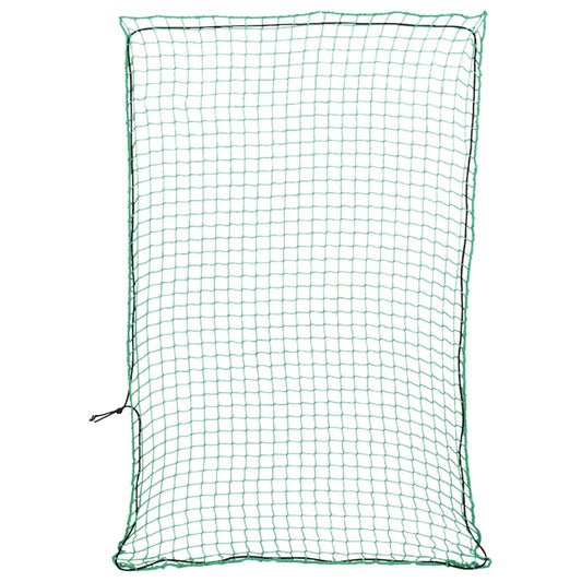 vidaXL Trailer Net with Elastic Rope Green 5x3.5 m PP