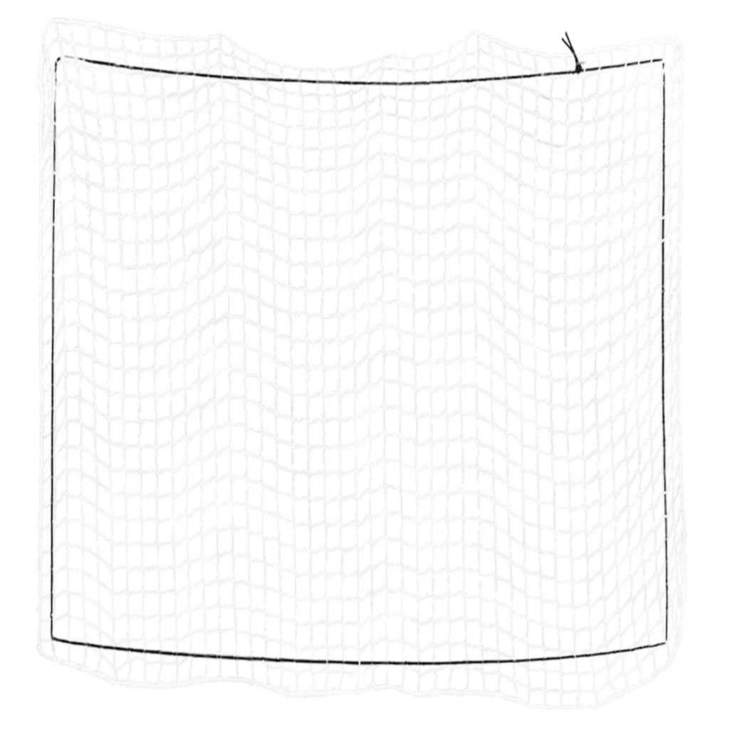 vidaXL Trailer Net with Elastic Rope White 3x3 m PP