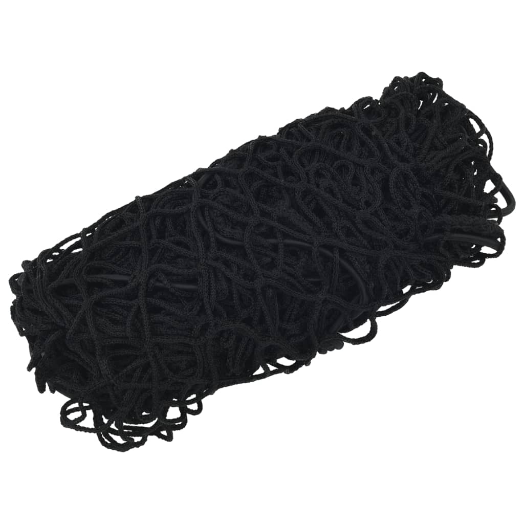 vidaXL Trailer Net with Elastic Rope Black 2.7x1.5 m PP