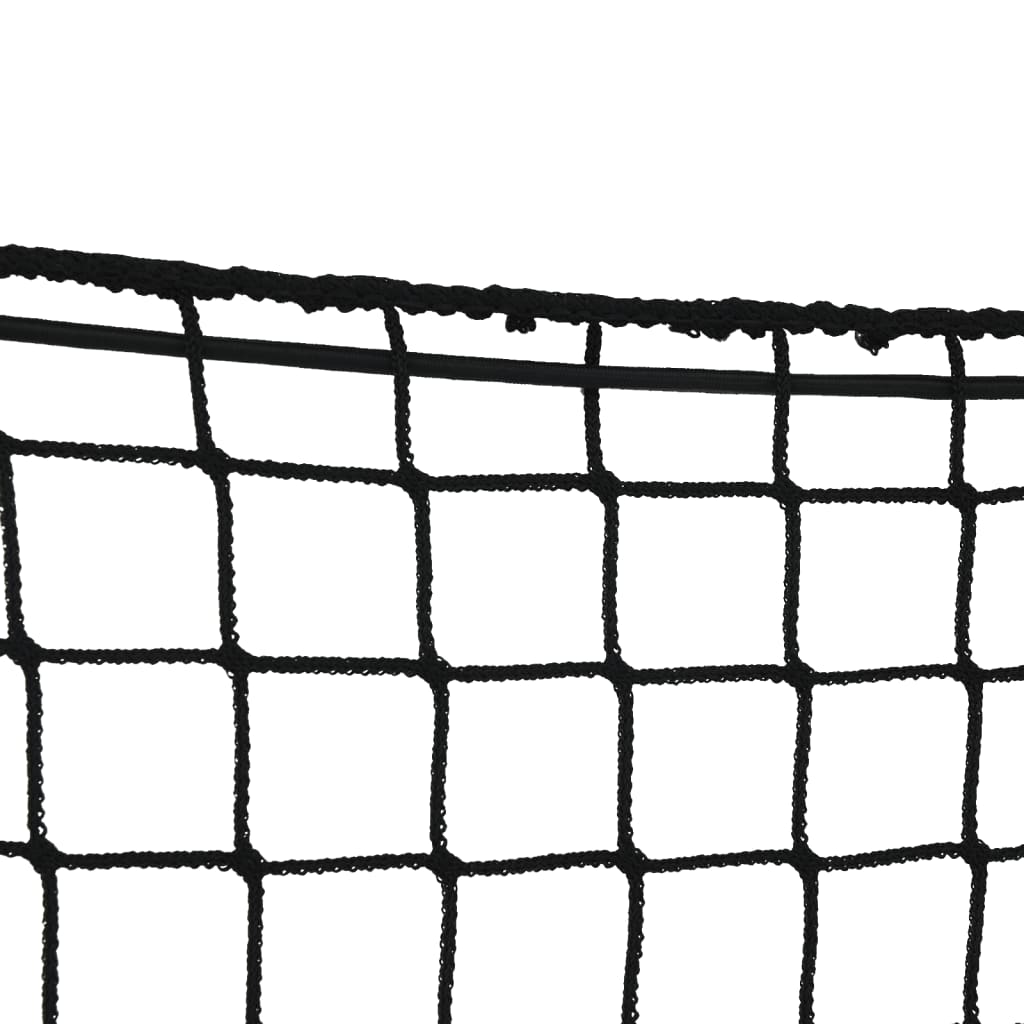 vidaXL Trailer Net with Elastic Rope Black 2.7x1.5 m PP