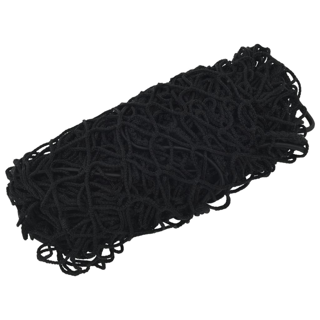 vidaXL Trailer Net with Elastic Rope Black 5x3 m PP