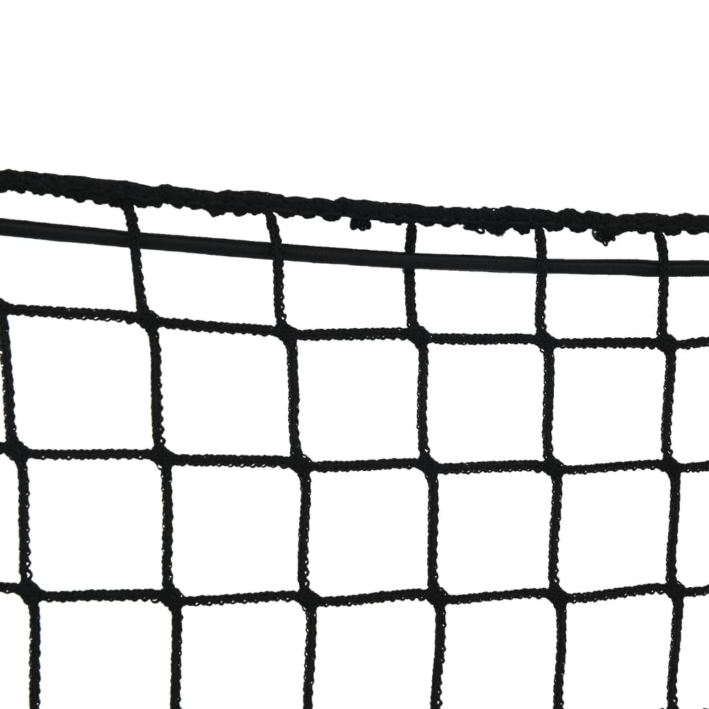 vidaXL Trailer Net with Elastic Rope Black 5x3 m PP