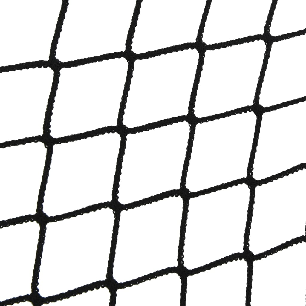 vidaXL Trailer Net with Elastic Rope Black 5x3.5 m PP