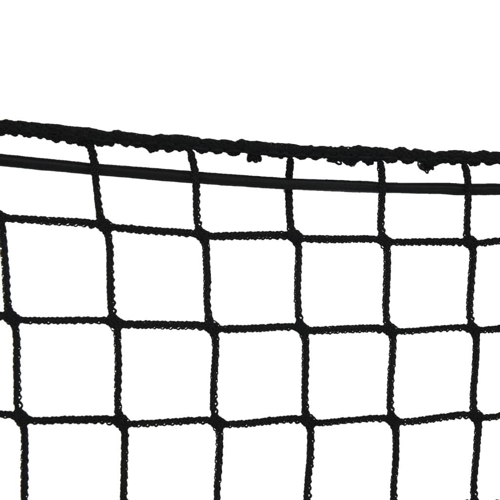 vidaXL Trailer Net with Elastic Rope Black 5x3.5 m PP