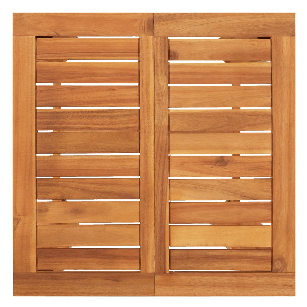 Garden Bar Set | Brown | Solid acacia wood | Compact | Footrest