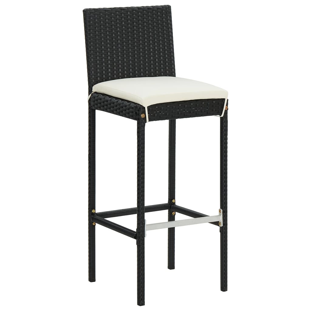 Garden Bar Set | Black | Solid Acacia Wood | Standard |  Tough