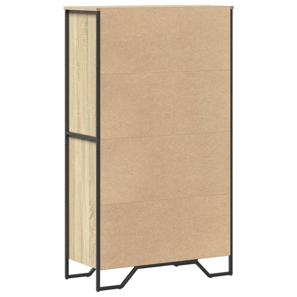 Highboard Sonoma Oak 79.5x35.5x137.5 cm Engineered wood