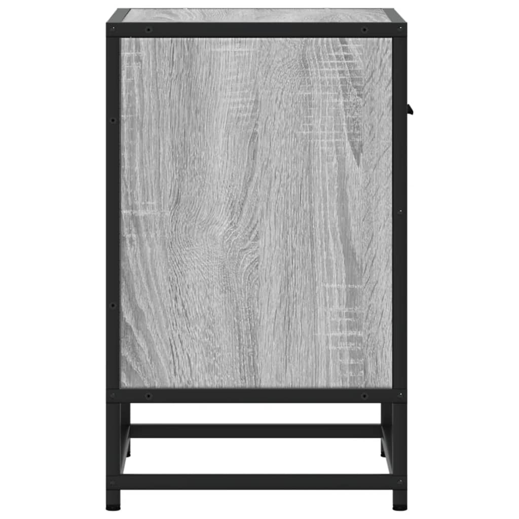Bedside Cabinet Grey Sonoma 40x31x50 cm Engineered Wood