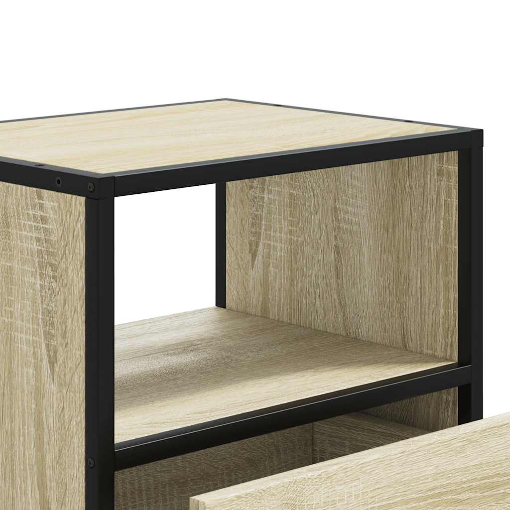 vidaXL Wall-mounted Bedside Cabinets 2 pcs Sonoma Oak 40x31x39.5 cm