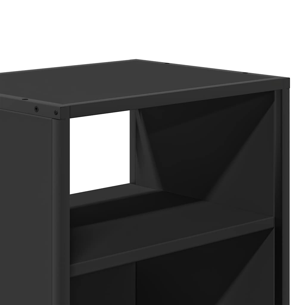 vidaXL Wall-mounted Bedside Cabinets 2 pcs Black 40x31x39.5 cm