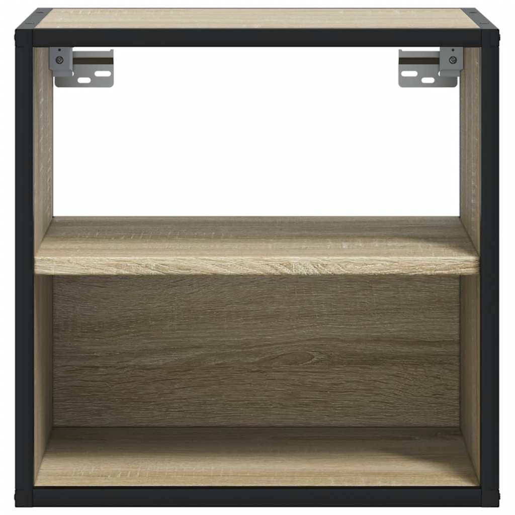 vidaXL Wall-mounted Bedside Cabinets 2 pcs Sonoma Oak 40x31x39.5 cm