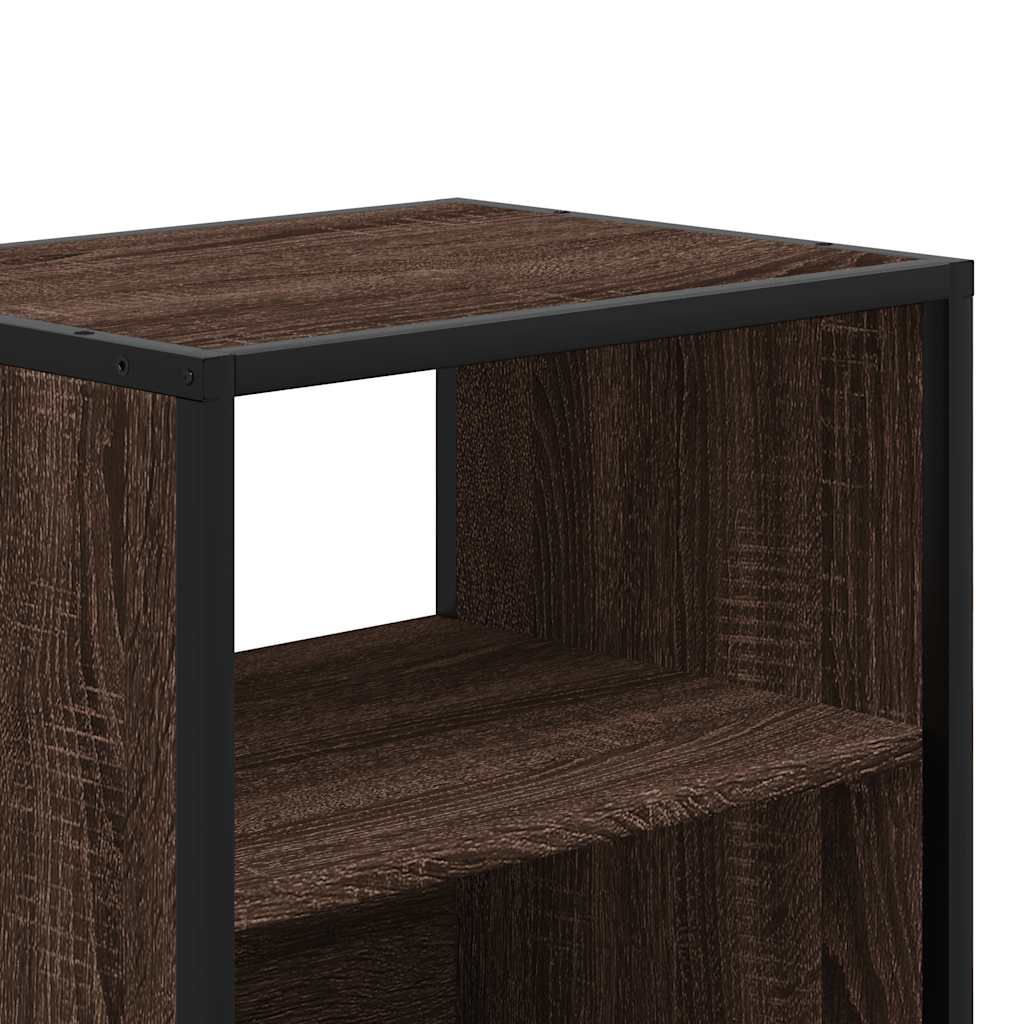 vidaXL Wall-mounted Bedside Cabinets 2 pcs Brown Oak 40x31x39.5 cm
