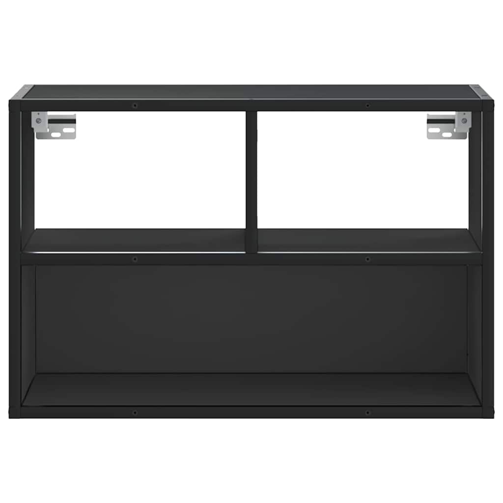 TV Cabinet Black 60x31x39,5 cm Engineered Wood and Metal