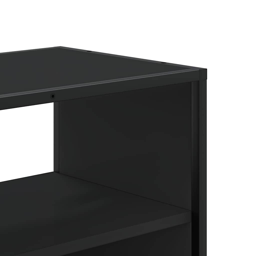 TV Cabinet Black 60x31x39,5 cm Engineered Wood and Metal