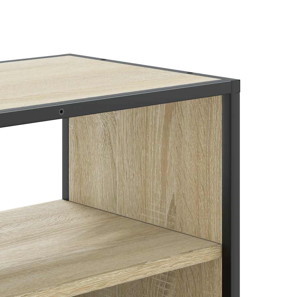 TV Cabinet Sonoma Oak 60x31x39,5 cm Engineered Wood and Metal