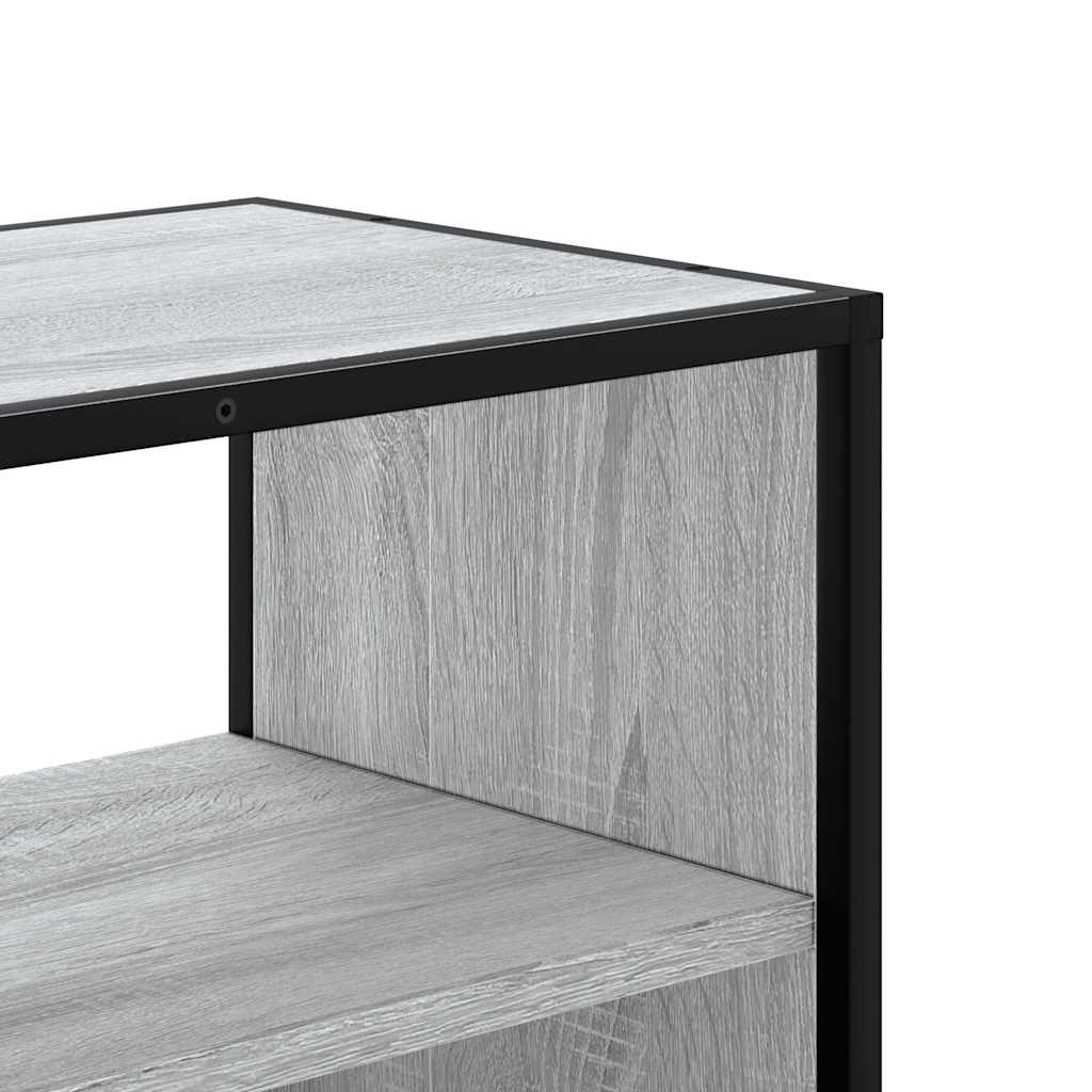 TV Cabinet Grey Sonoma 60x31x39,5 cm Engineered Wood and Metal