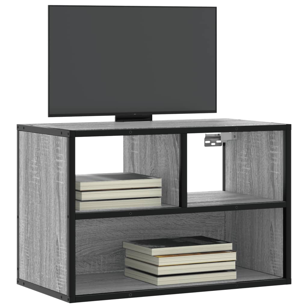 TV Cabinet Grey Sonoma 60x31x39,5 cm Engineered Wood and Metal