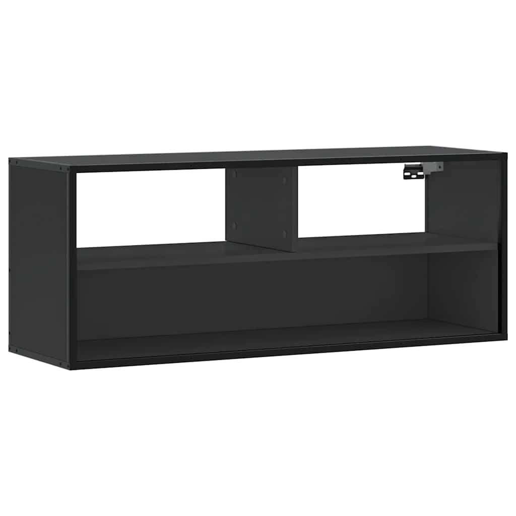 TV Cabinet Black 100x31x39,5 cm Engineered Wood and Metal