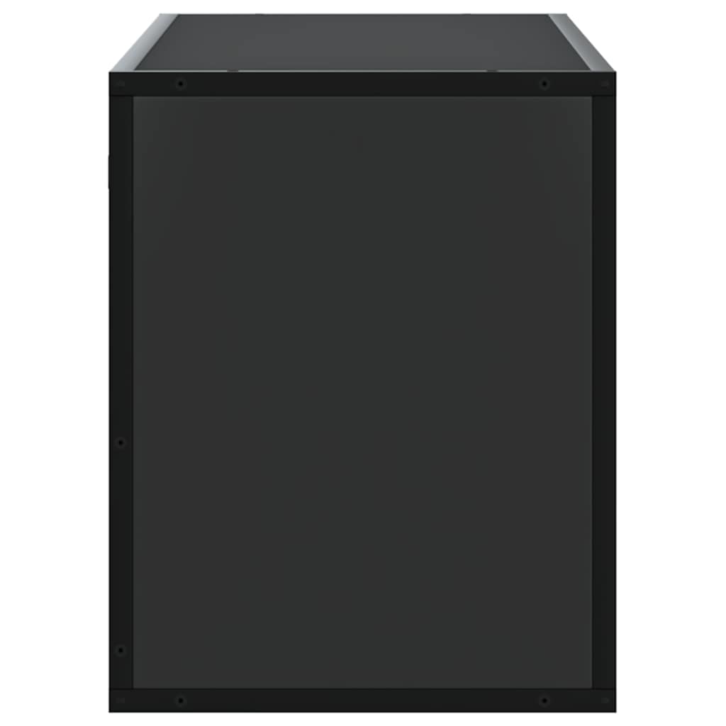 TV Cabinet Black 100x31x39,5 cm Engineered Wood and Metal