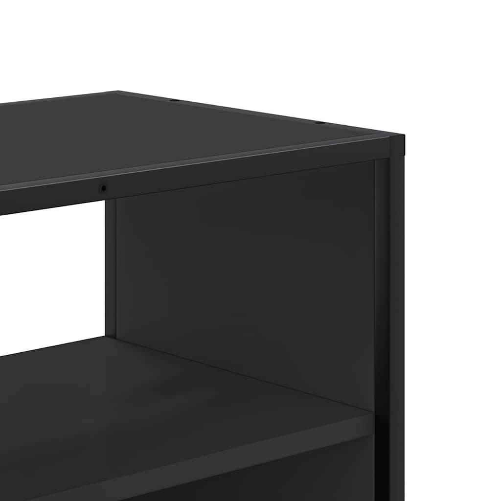 TV Cabinet Black 100x31x39,5 cm Engineered Wood and Metal