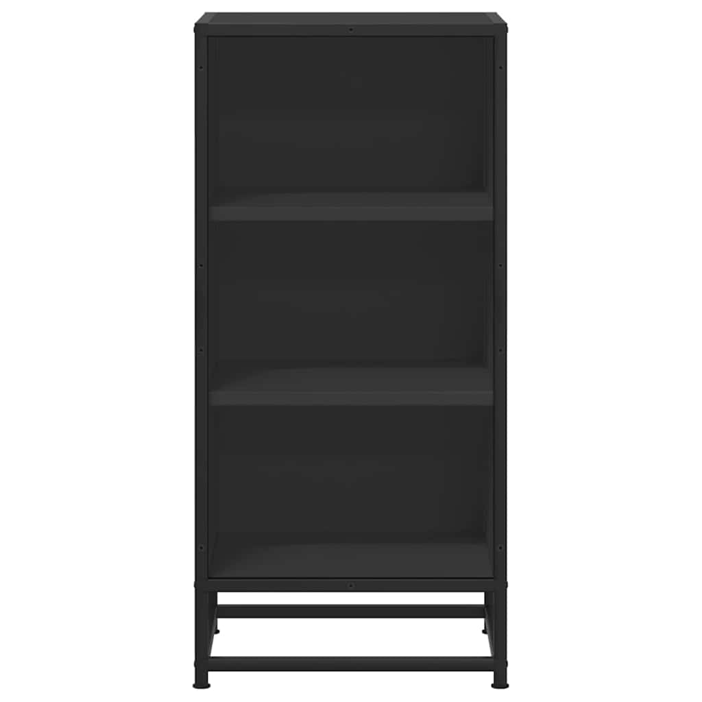 Sideboard Black 35.5x35x76 cm Engineered Wood and Metal