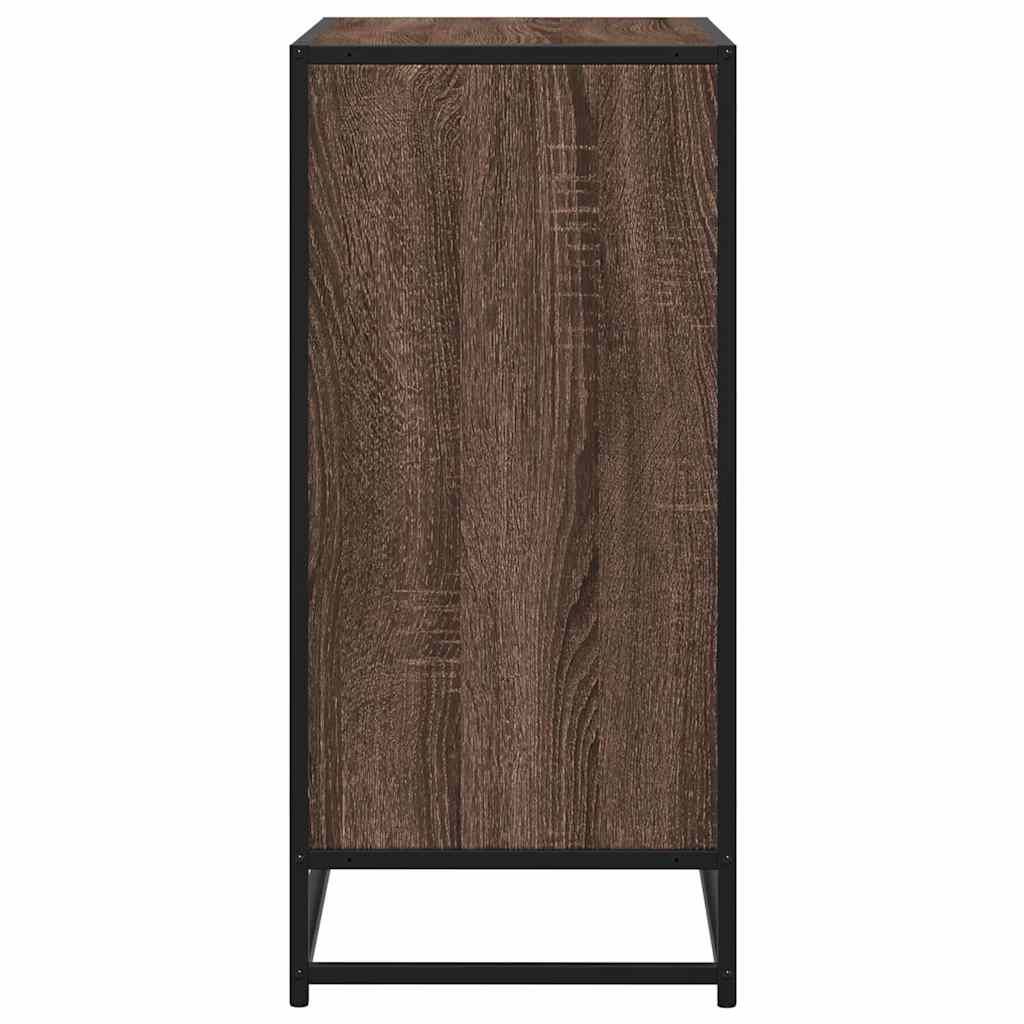 Sideboard Brown Oak 68x35x76 cm Engineered Wood