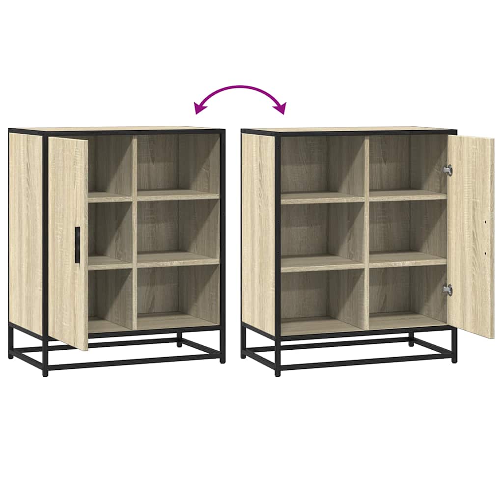 Sideboard Sonoma Oak 62x35x76 cm Engineered Wood