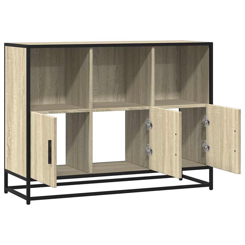 Sideboard Sonoma Oak 100x35x76 cm Engineered Wood