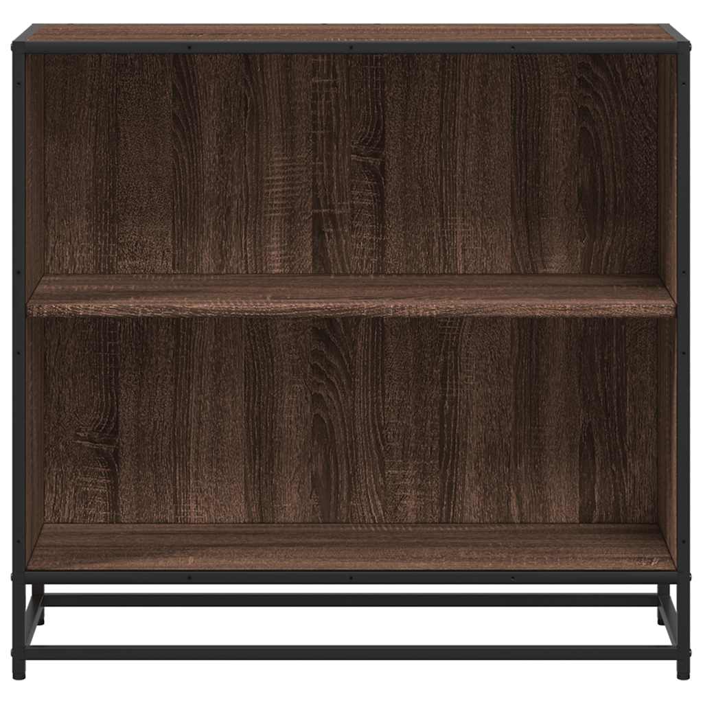 Book Cabinet Brown Oak 80.5x35x76 cm Engineered Wood