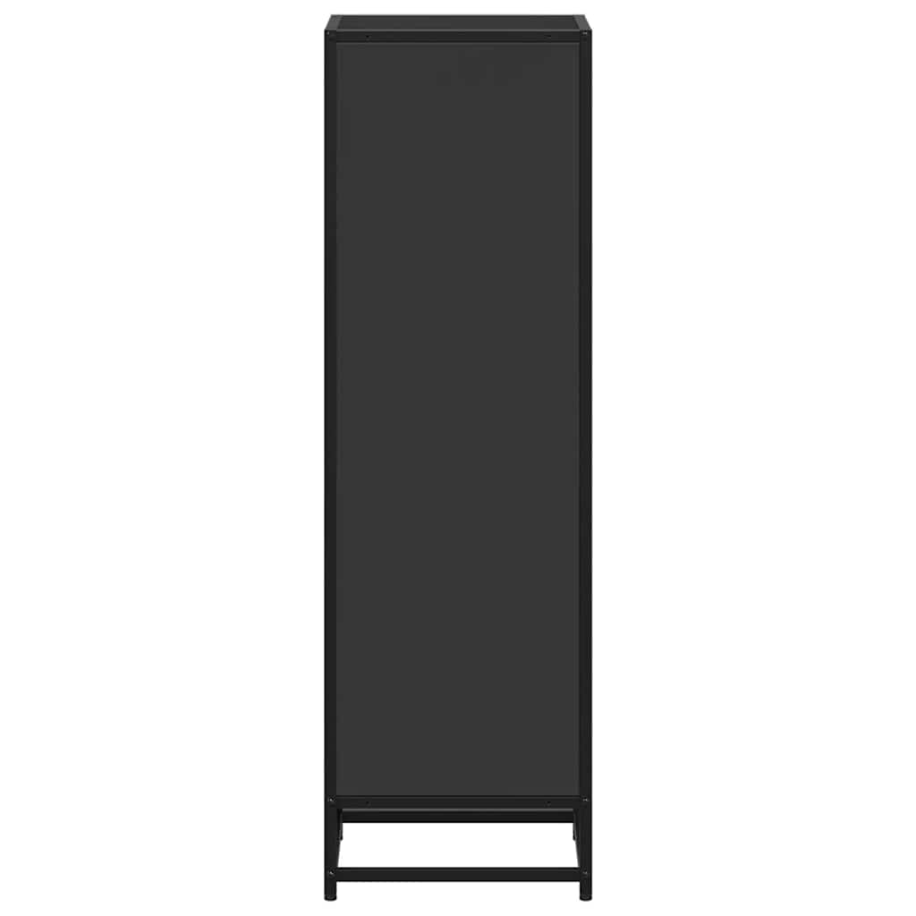 Book Cabinet Black 33.5x33x107.5 cm Engineered Wood