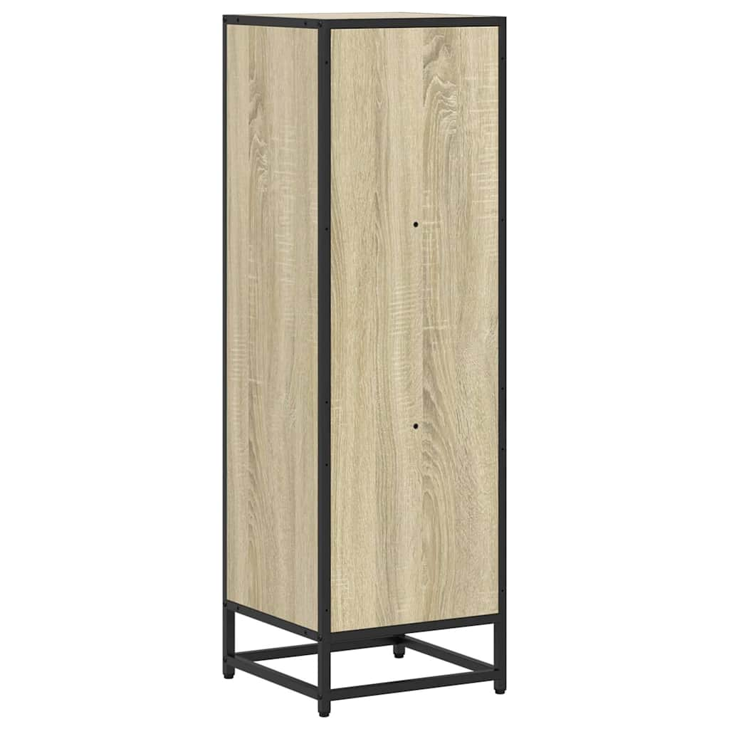 vidaXL Book Cabinet Sonoma Oak 33.5x33x107.5 cm Engineered Wood