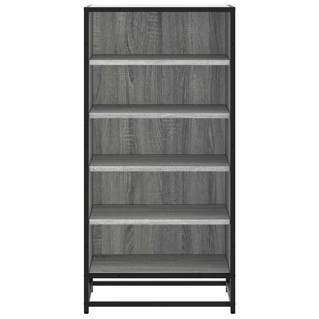 Shoe Rack Grey Sonoma 48x38x97.5 cm Engineered Wood