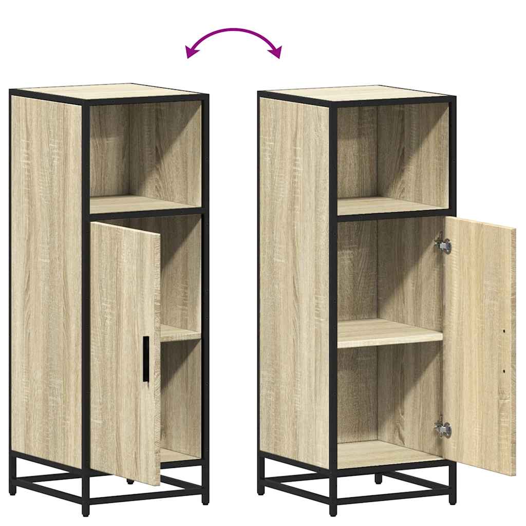 Bathroom Cabinet Sonoma Oak 35x37,5x100 cm Engineered Wood