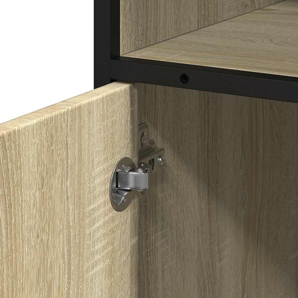 Bathroom Cabinet Sonoma Oak 35x37,5x100 cm Engineered Wood